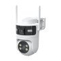 IP PTZ-відеокамера з WiFi 4Mp+4Mp Light Vision VLC-9304WI/2C (Tuya) f=4mm, ІЧ+LED-підсвічування, з мікрофоном