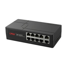 PoE-комутатор некерований 10-портовий ONV ONV-H1108PGBES з 8 портами PoE PoE-комутатор некерований 10-портовий ONV ONV-H1108PGBES з 8 портами PoE