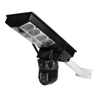 IP PTZ-відеокамера автономна з 4G, прожектором та сонячною панеллю 3Mp+3Mp+3Mp Light Vision VLC-1030IG10ZL/2C (Lamp+Solar) f=4mm, на акумуляторних батареях