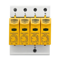 Обмежувач напруги TOMZN TOV1-20/4P 275V AC 10-20kA під DIN-рейку 4 полюси