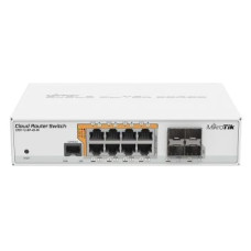 MikroTik CRS112-8P-4S-IN PoE Комутатор 8 портів керований