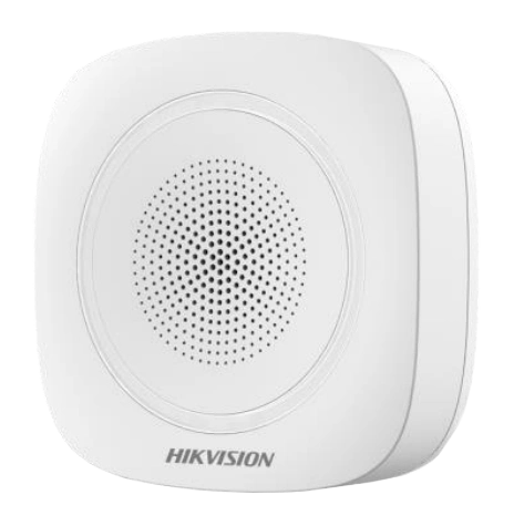 Hikvision DS-PS1-I-WE-Red (червоне підсвічування) Бездротова внутрішня сирена