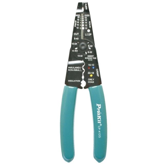 Pro'sKit CP-412G Кліщі для обжиму і зачистки