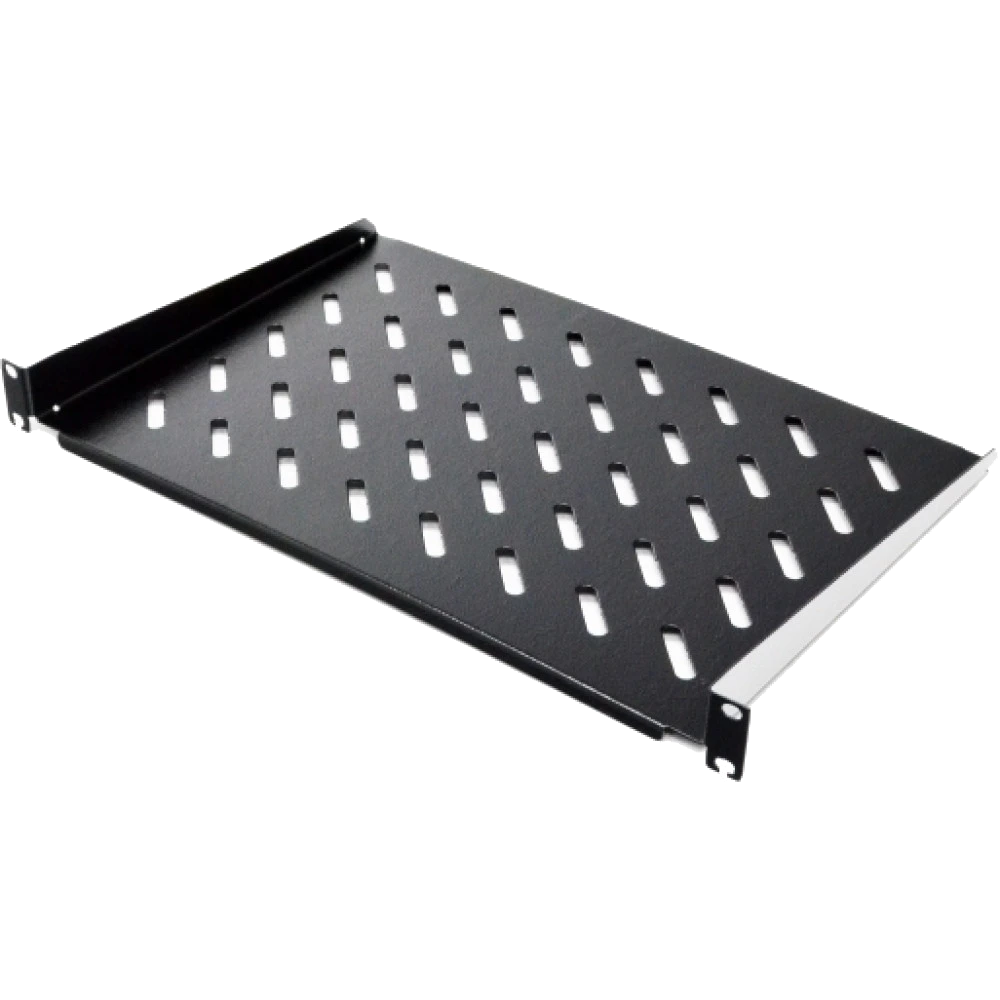 200мм 1U Полиця консольна чорна