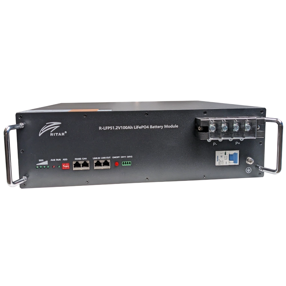 Ritar R-LFP51.2V100AH з bluetooth Літієва акумуляторна батарея