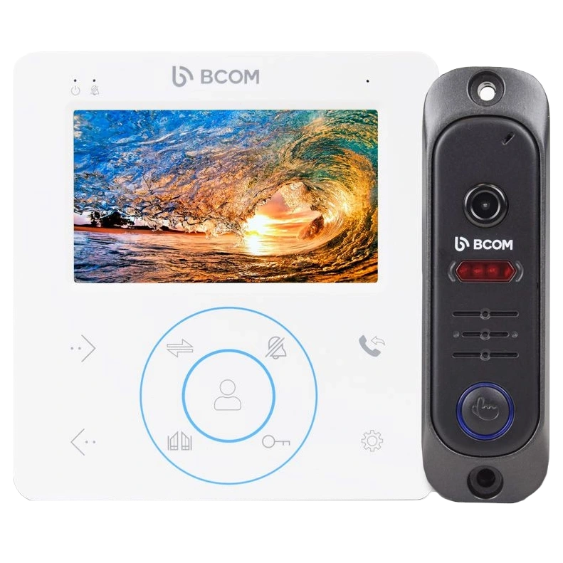 BCOM BD-480 White Kit Комплект відеодомофона
