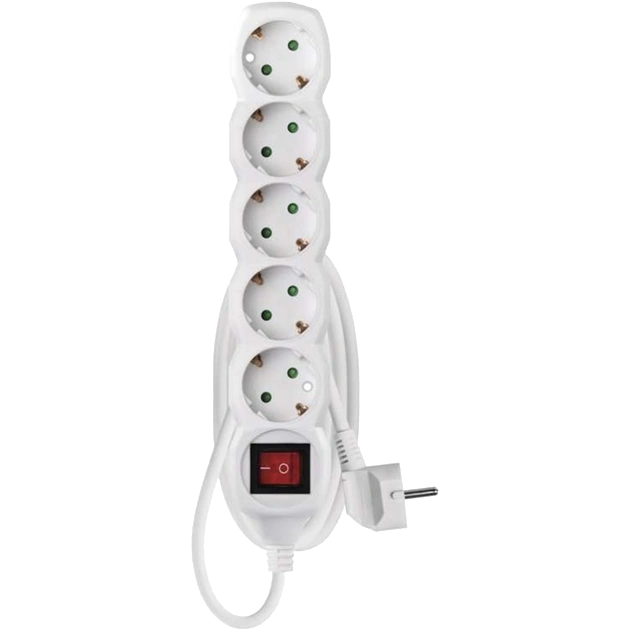EMOS P1523R 5 розетки 3 м Мережевий подовжувач