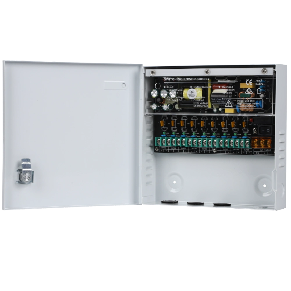 PS-1210/9CH(M) 12V/10A 9 каналів Блок живлення