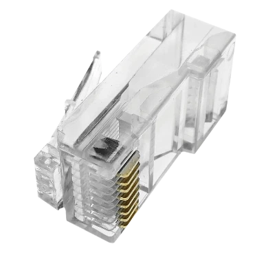 Merlion RJ-45 8P8C UTP Cat-5 Q100 Brown Конектор (100 шт/уп.)