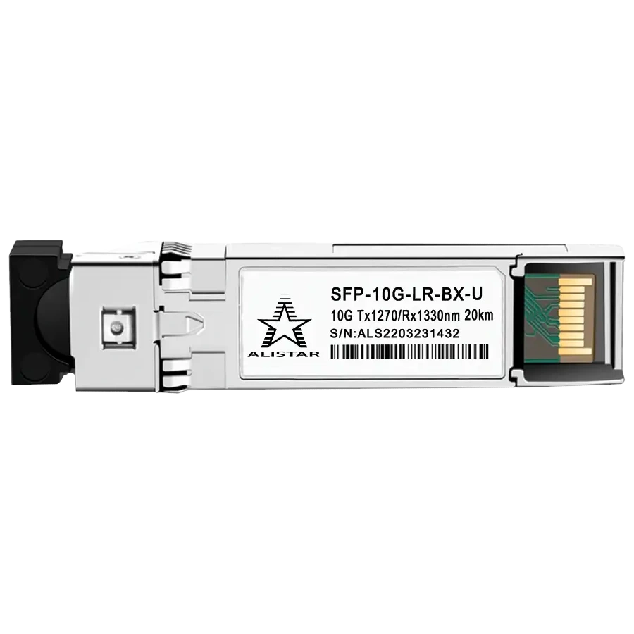 ALISTAR SFP-10G-LR-BX-U SFP+ 10G BASE-BX 1SM WDM LC 20KM TX1270/RX1330nm DOM Модуль ALISTAR SFP-10G-LR-BX-U SFP+ 10G BASE-BX 1SM WDM LC 20KM TX1270/RX1330nm DOM Модуль