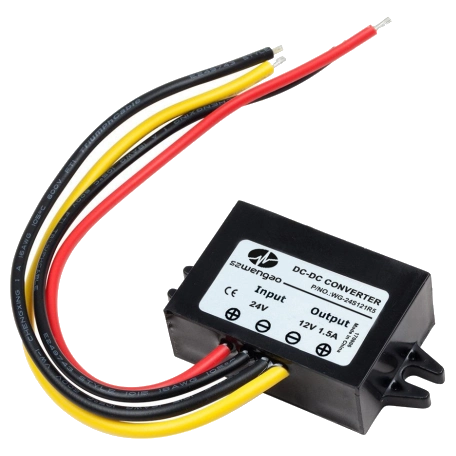 DC/DC 24V-12V 1.5A, IP67, 18W Перетворювач інвертор DC/DC 24V-12V 1.5A, IP67, 18W Перетворювач інвертор