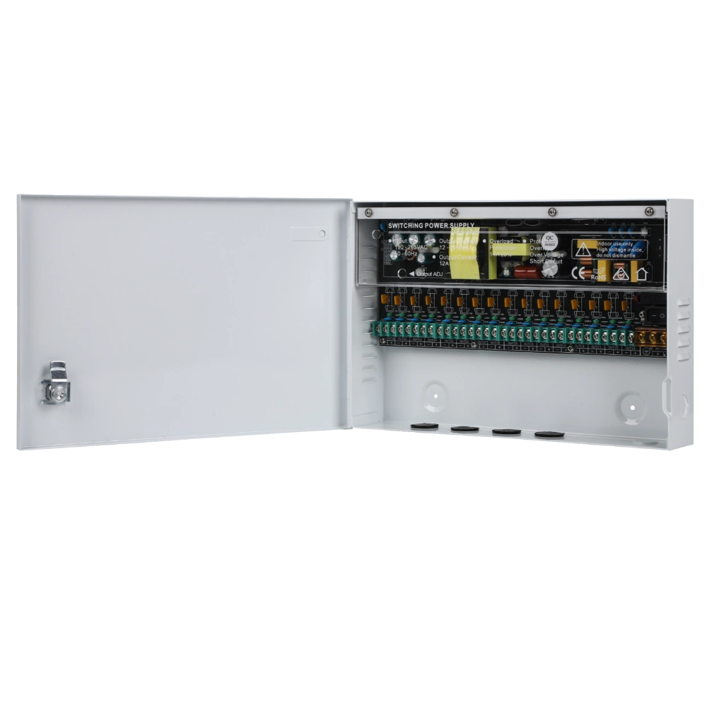 PS-1216/16CH(M) 12V/16A 16 каналів Блок живлення PS-1216/16CH(M) 12V/16A 16 каналів Блок живлення