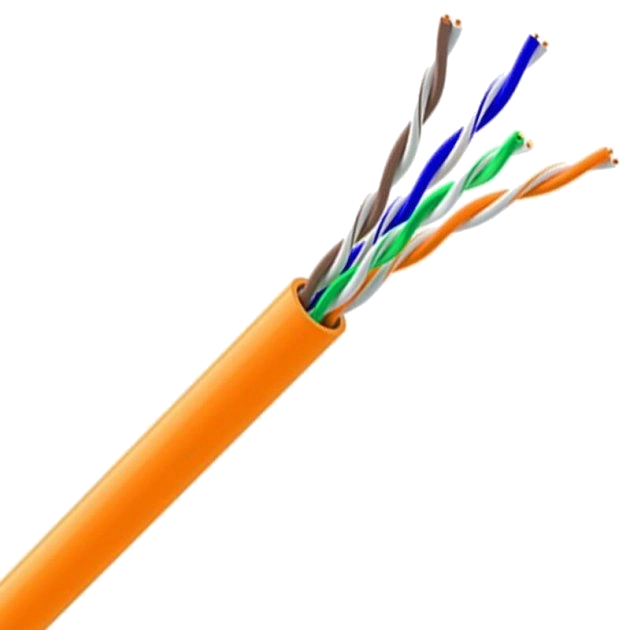 Cat. 5e U/UTP LSZH 4х2х24 AWG (7091010) бухта 305м Кабель вита пара ЗЗКМ (UTP мідь безгалогенний LSZH)