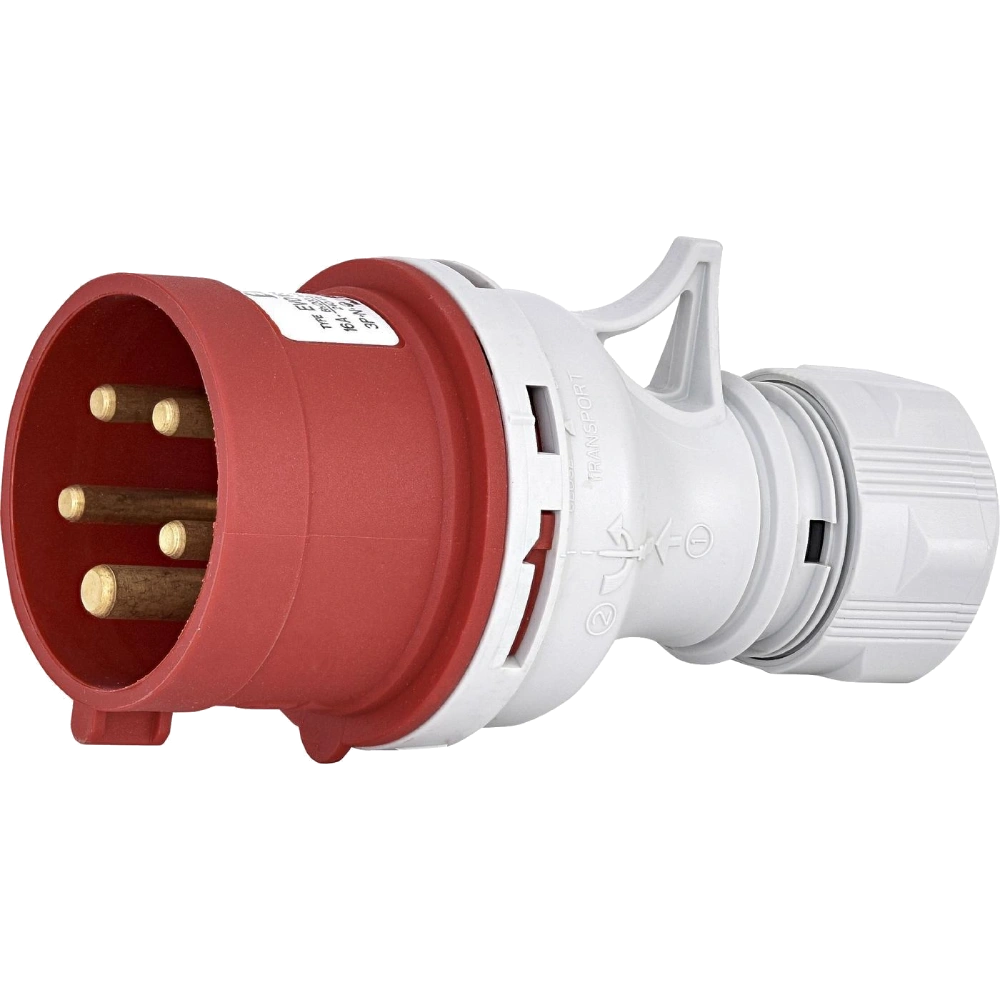 ЕТІ EV-3253 IP44 32A 400V 3P+N+PE Вилка кабельна