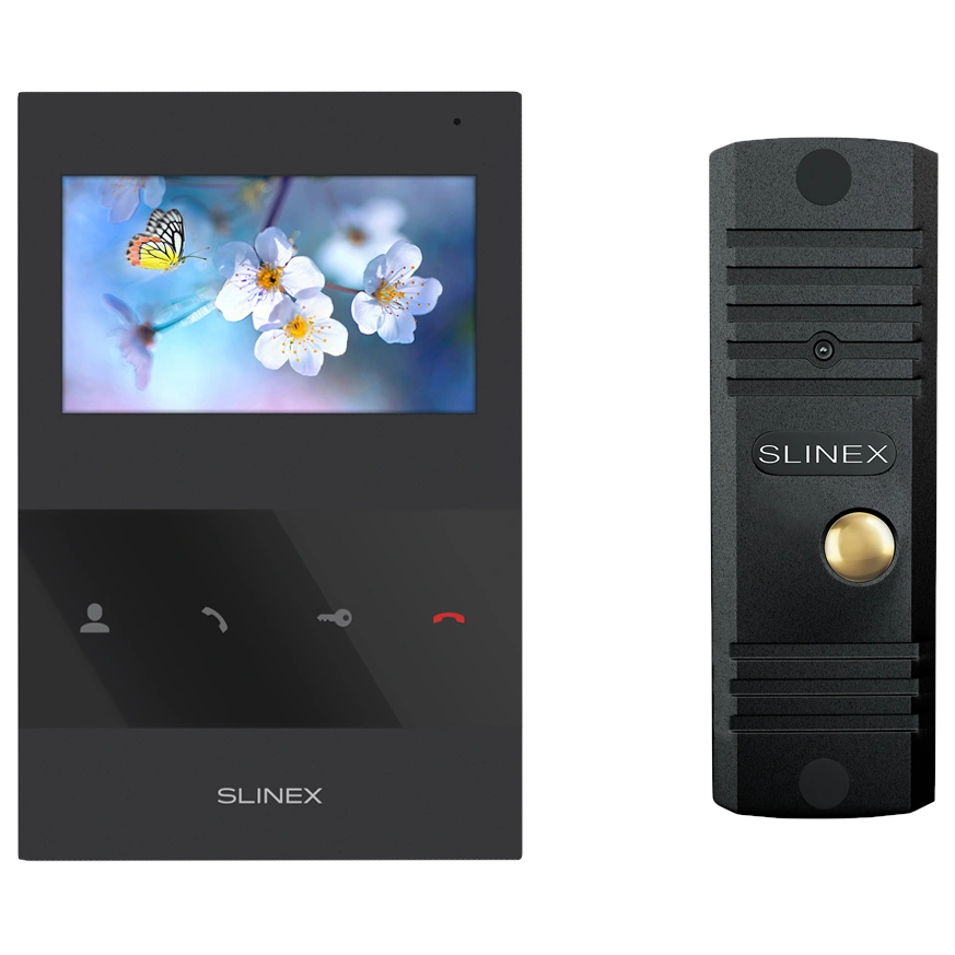 Slinex SQ-04(Black)+ML-16НD(Black) Комплект відеодомофону