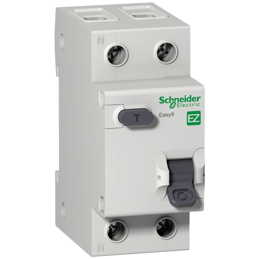Schneider Electric EZ9D34625 Easy9, 1Р+N, 25А 30мА AC Диференційний автоматичний вимикач