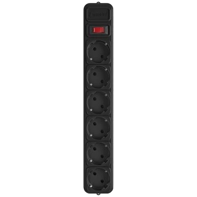 Gembird SPG6-G-15B Мережевий фільтр 4.5 м кабель 6 розеток Gembird SPG6-G-15B Мережевий фільтр 4.5 м кабель 6 розеток