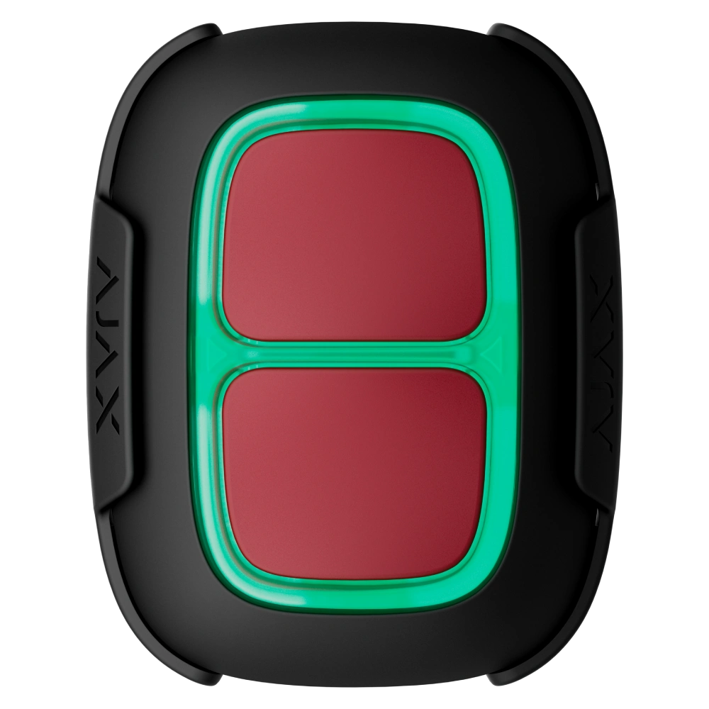 Тривожна кнопка Ajax Superior DoubleButton G3 Jeweller black