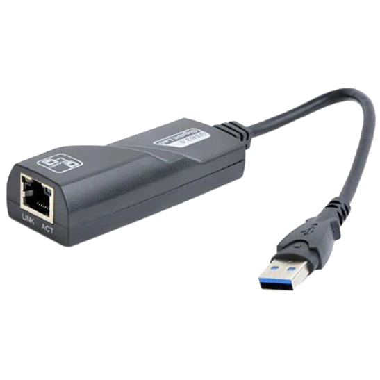 Gembird NIC-U3-02 Адаптер з USB на Gigabit Ethernet Gembird NIC-U3-02 Адаптер з USB на Gigabit Ethernet
