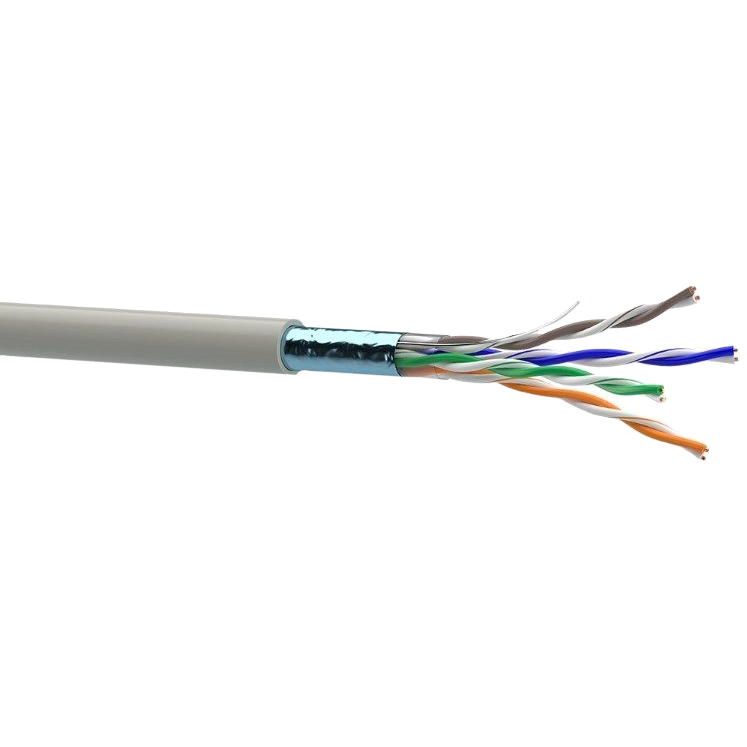OK-NET КПВонг-HFЭ-ВП (200) 4*2*0,51 (F/UTP-cat.5E LSOH) Кабель (FTP безгалогенний LSOH) бухта 305м