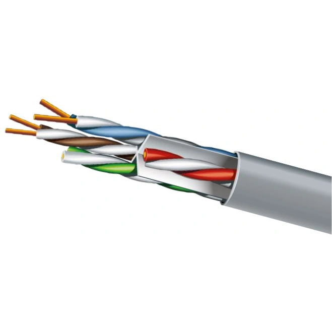 Cat.6 U/UTP 4х2х23 AWG (72569) бухта 305м. Кабель вита пара ЗЗКМ (UTP мідь внутрішній)