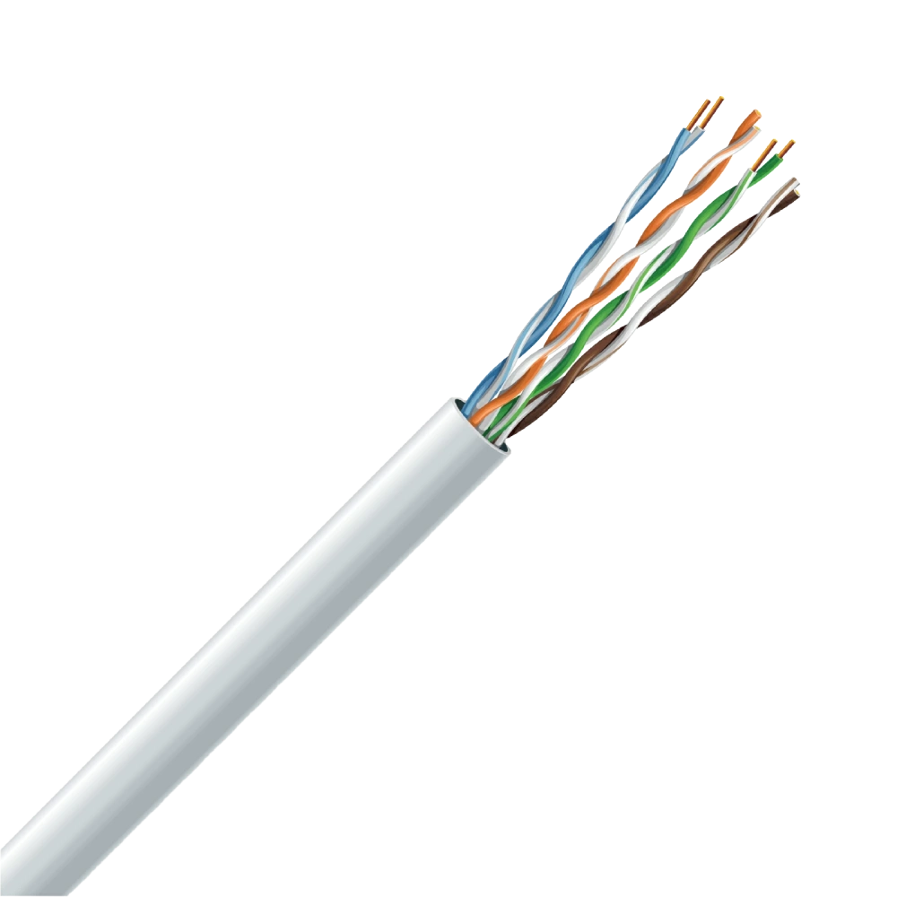 Кабель Cat. 5e U/UTP 4х2х24 AWG, бухта 305м.(7091001) мідь внутрішній ЗЗКМ