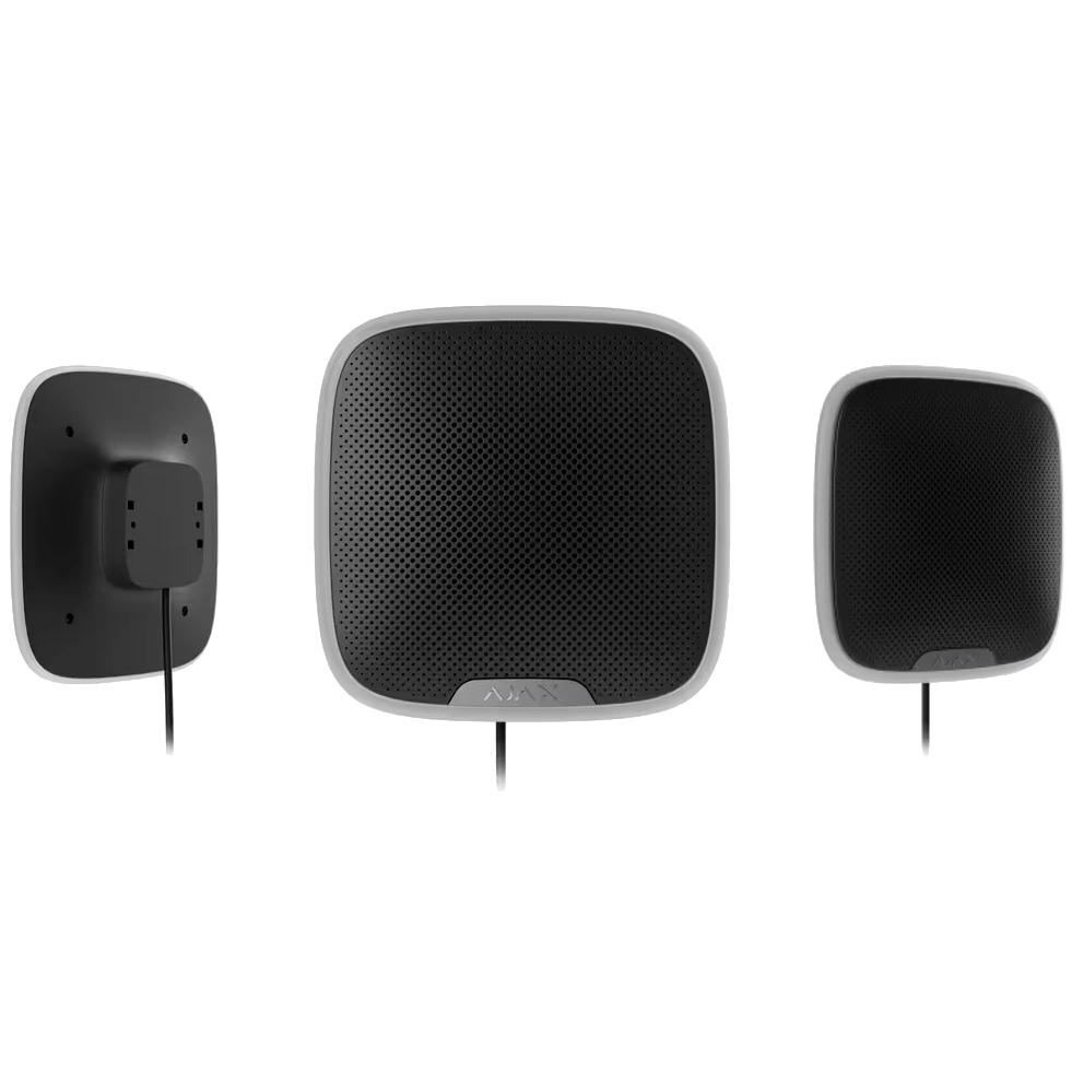 Дротова вулична сирена Ajax Superior StreetSiren black Fibra