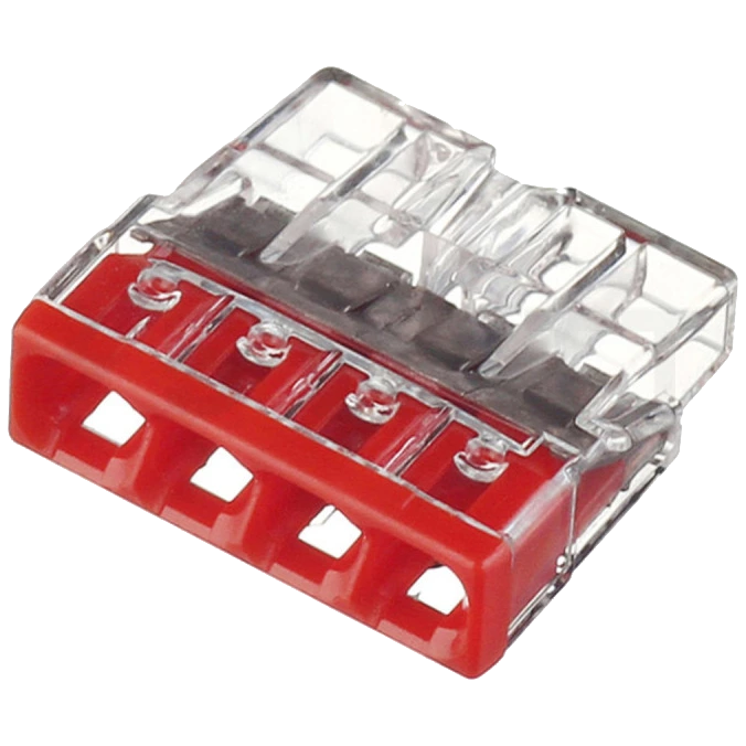 Wago 2273-204 4-дроти 0,5-2,5мм2 (без пасти) Клема