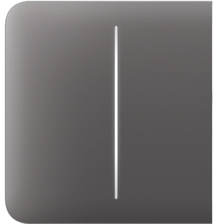 Ajax SideButton (2-gang) [55] grey Кнопка