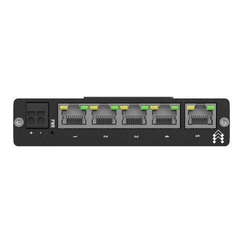 Teltonika TSW010 з монтажем на DIN-рейку Комутатор 5 портів некерований