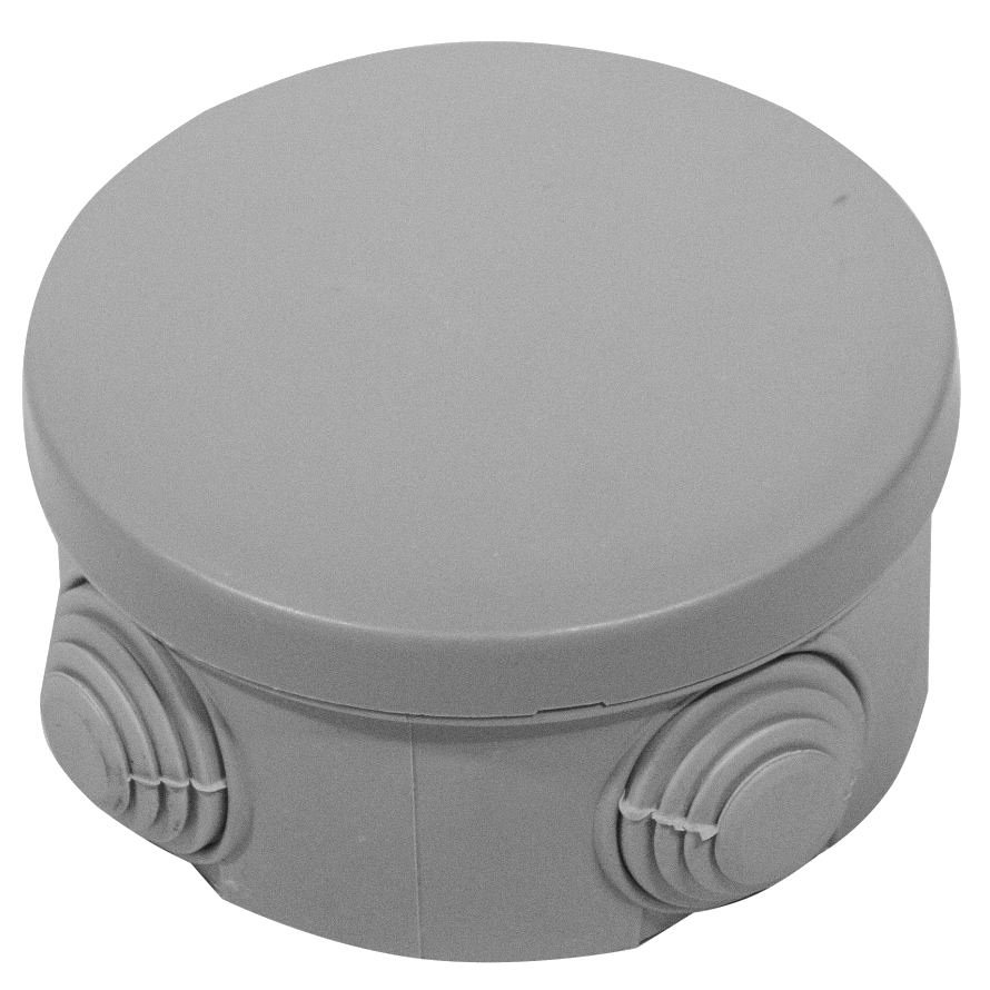 IP54, UEA (80х45) Коробка розподільча кругла зовнішня