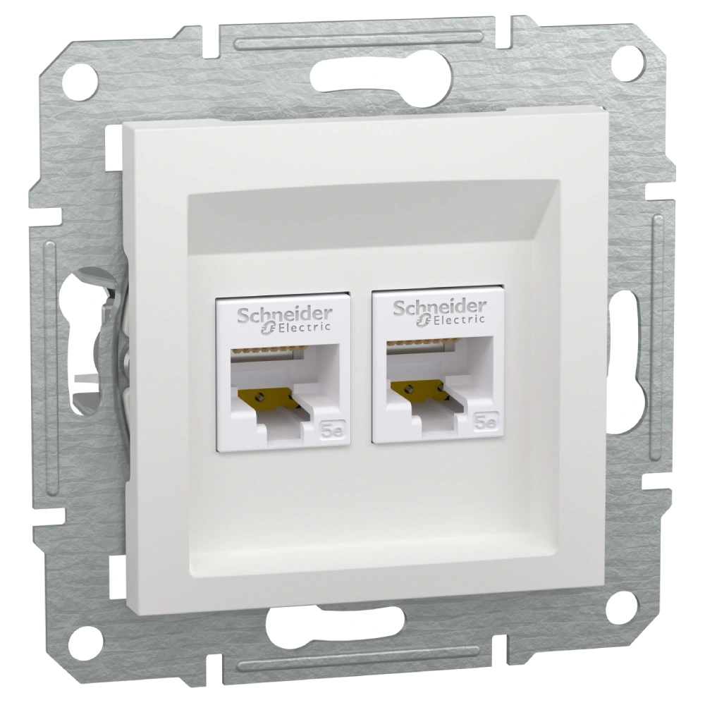 Asfora UTP 5E Розетка RJ45 подвійна