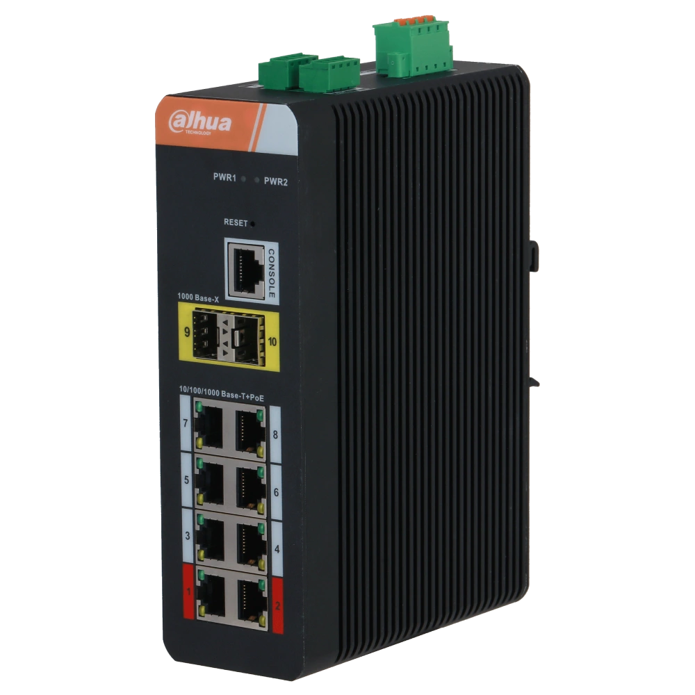 Dahua DH-IS4210-8GT-120 PoE Комутатор 10 портів керований