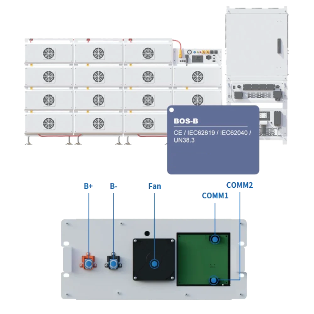 Deye BOS-B-Pack16-A3 Літієва акумуляторна батарея Deye BOS-B-Pack16-A3 Літієва акумуляторна батарея