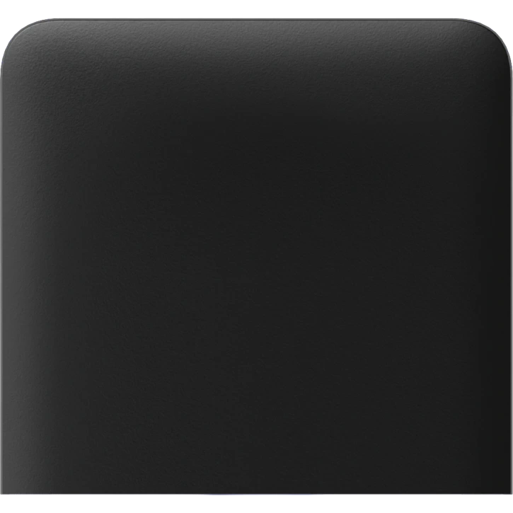 Ajax SideButton (1-gang) black vertical Кнопка