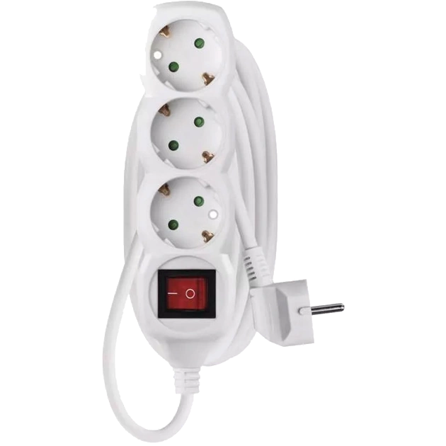 EMOS P1321R 3 розетки 1.5 м Мережевий подовжувач