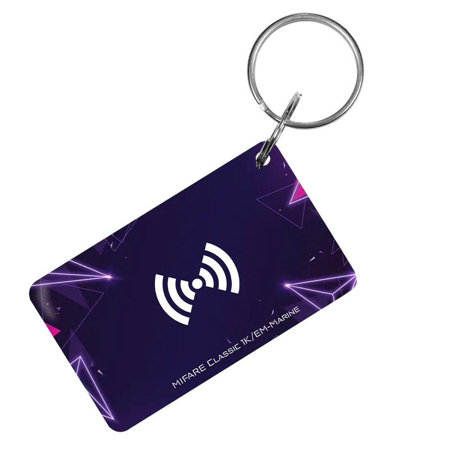 Proxymity-key EM+MF epoxy Ключ 30x50 мм фіолетовий