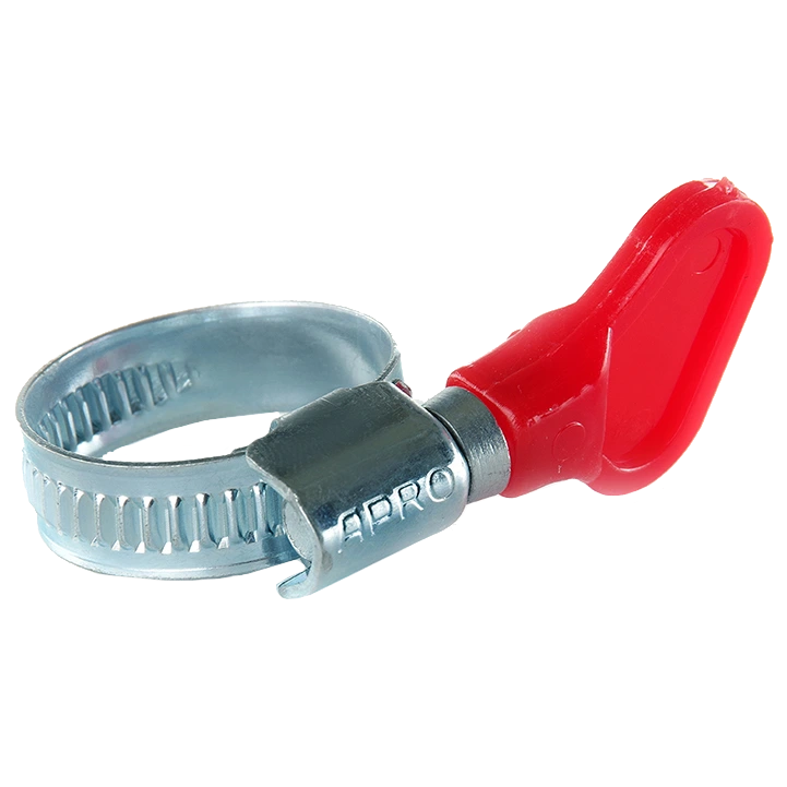 APRO W1 16-25мм (50шт) Хомут черв'ячний з метеликом