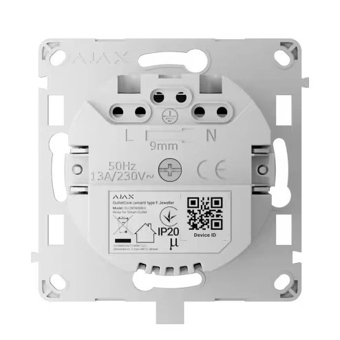 Ajax OutletCore (smart) [type F] [55] (8EU) Реле керування розеткою