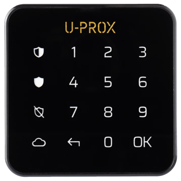 U-Prox Keypad G1 Black Бездротова сенсорна клавіатура для однієї групи